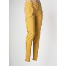 CARLA KOPS - Pantalon chino jaune en coton - Femme - Taille 44 - Modz