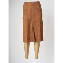 OXANA - Jupe mi-longue marron en polyester - Femme - Taille 38 - Modz