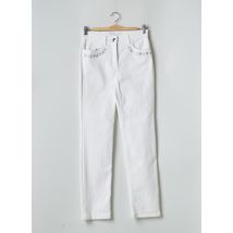 ZERRES - Jeans coupe droite blanc en coton - Femme - Taille 36 - Modz