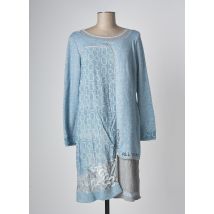 ELISA CAVALETTI - Robe pull bleu en viscose - Femme - Taille 38 - Modz