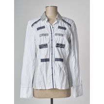 JUST WHITE - Chemisier blanc en polyester - Femme - Taille 36 - Modz