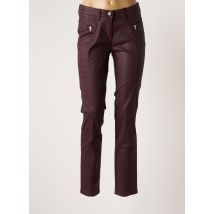TONI - Pantalon slim violet en coton - Femme - Taille 38 - Modz
