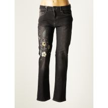DOLCEZZA - Jeans coupe slim gris en coton pour femme - Taille 34 - Modz