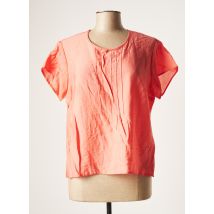 FRANCOISE F - Blouse orange en tencel pour femme - Taille 44 - Modz