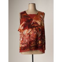 FRANCOISE F - Top orange en polyamide - Femme - Taille 60 - Modz