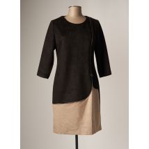 FRANCE RIVOIRE - Robe mi-longue noir en polyamide - Femme - Taille 42 - Modz