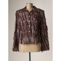 PAUL MAUSNER - Veste casual marron en polyester - Femme - Taille 42 - Modz