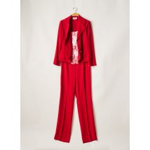 JOMHOY - Veste/pantalon rouge en polyester - Femme - Taille 40 - Modz