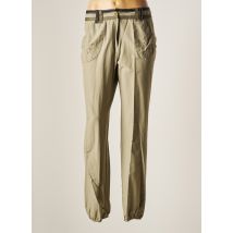 FRANCOISE - Pantalon large vert en coton - Femme - Taille 44 - Modz
