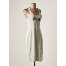 FILA - Robe mi-longue gris en coton - Femme - Taille 36 - Modz