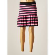 MAURICE - Jupe courte rose en coton - Femme - Taille 36 - Modz