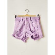 TALLY WEIJL - Short violet en coton - Femme - Taille 34 - Modz
