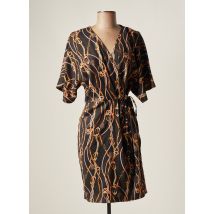 ASTRID BLACK LABEL - Robe mi-longue noir en polyester - Femme - Taille 38 - Modz