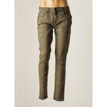 FRANSA - Pantalon slim vert en coton - Femme - Taille 42 - Modz