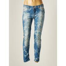 DE ANGELIS - Jeans coupe slim bleu en coton - Femme - Taille 38 - Modz
