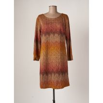 BELLITA - Robe courte marron en viscose - Femme - Taille 40 - Modz