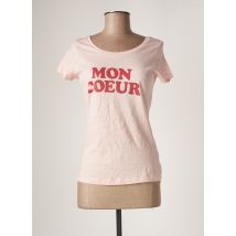 STANLEY & STELLA - T-shirt rose en coton - Femme - Taille 34 - Modz