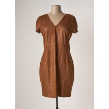 ASTRID BLACK LABEL - Robe courte marron en polyester pour femme - Taille 44 - Modz