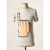 MUSKETON - T-shirt gris en polyester - Homme - Taille XS - Modz