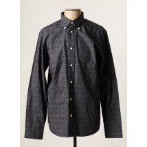 SELECTED - Chemise manches longues bleu en coton - Homme - Taille M - Modz