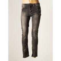 ASTRID BLACK LABEL - Jeans coupe slim gris en coton pour femme - Taille 44 - Modz