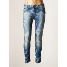 DE ANGELIS - Jeans coupe slim bleu en coton - Femme - Taille 38 - Modz