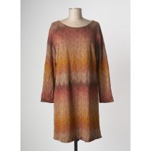 BELLITA - Robe courte marron en viscose - Femme - Taille 42 - Modz
