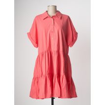 LILI SIDONIO - Robe mi-longue rose en coton pour femme - Taille 40 - Modz