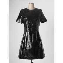 ASTRID BLACK LABEL - Robe courte noir en polyurethane pour femme - Taille 36 - Modz