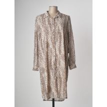 BELLITA - Robe mi-longue beige en polyester - Femme - Taille 42 - Modz