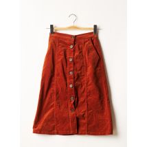 LE FABULEUX MARCEL DE BRUXELLES - Jupe mi-longue marron en coton - Femme - Taille 36 - Modz