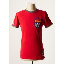 SUPERDRY - T-shirt rouge en coton - Homme - Taille S - Modz
