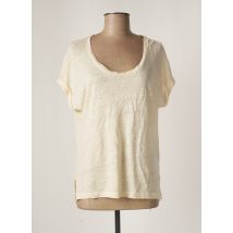 ESPRIT - T-shirt beige en lin - Femme - Taille 38 - Modz