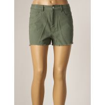 VERO MODA - Short vert en coton - Femme - Taille 36 - Modz