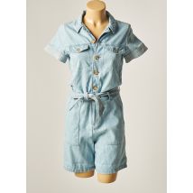 KANOPE - Combishort bleu en coton pour femme - Taille 34 - Modz
