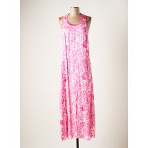 FRACOMINA - Robe longue rose en viscose pour femme - Taille 38 - Modz