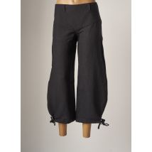 YAK HOTEL - Pantalon 7/8 gris en coton - Femme - Taille 36 - Modz