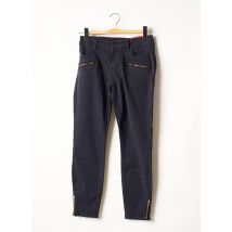 S.OLIVER - Pantalon slim bleu en coton - Femme - Taille 36 - Modz