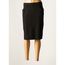TRICOTS SAINT LUC - Jupe mi-longue noir en viscose - Femme - Taille 50 - Modz