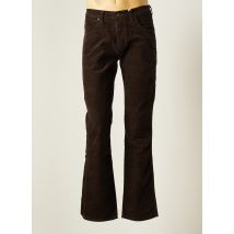 WRANGLER - Pantalon droit marron en coton pour homme - Taille W32 L34 - Modz