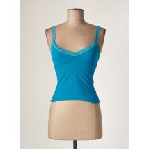 HYBRIS - Top bleu en polyamide - Femme - Taille 32 - Modz
