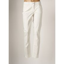 BRANDTEX - Pantalon slim blanc en coton pour femme - Taille 46 - Modz