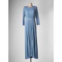 CARLA MONTANARINI - Robe longue bleu en viscose pour femme - Taille 40 - Modz