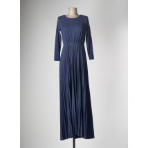 CARLA MONTANARINI - Robe longue bleu en viscose - Femme - Taille 38 - Modz