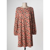 CARACTERE - Robe courte beige en viscose - Femme - Taille 44 - Modz