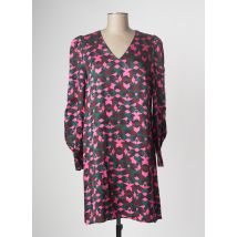 CARACTERE - Robe mi-longue rose en viscose - Femme - Taille 38 - Modz