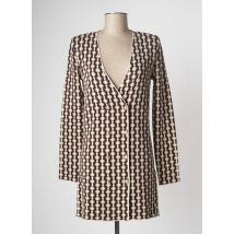 ANGELA DAVIS - Robe pull beige en viscose - Femme - Taille 36 - Modz