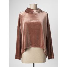 CARLA MONTANARINI - Top marron en polyester - Femme - Taille 40 - Modz