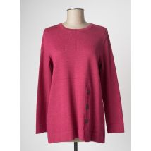 ALDO COLOMBO - Pull tunique rose en merinos - Femme - Taille 38 - Modz