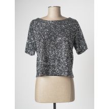 CARACTERE - Top gris en polyester - Femme - Taille 36 - Modz